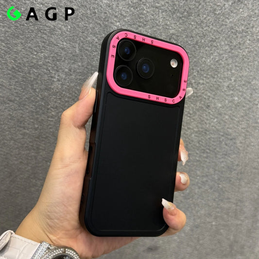 SILICONE MATTE DOUBLE COLOUR CASE FOR IPHONE 17 SERIES
