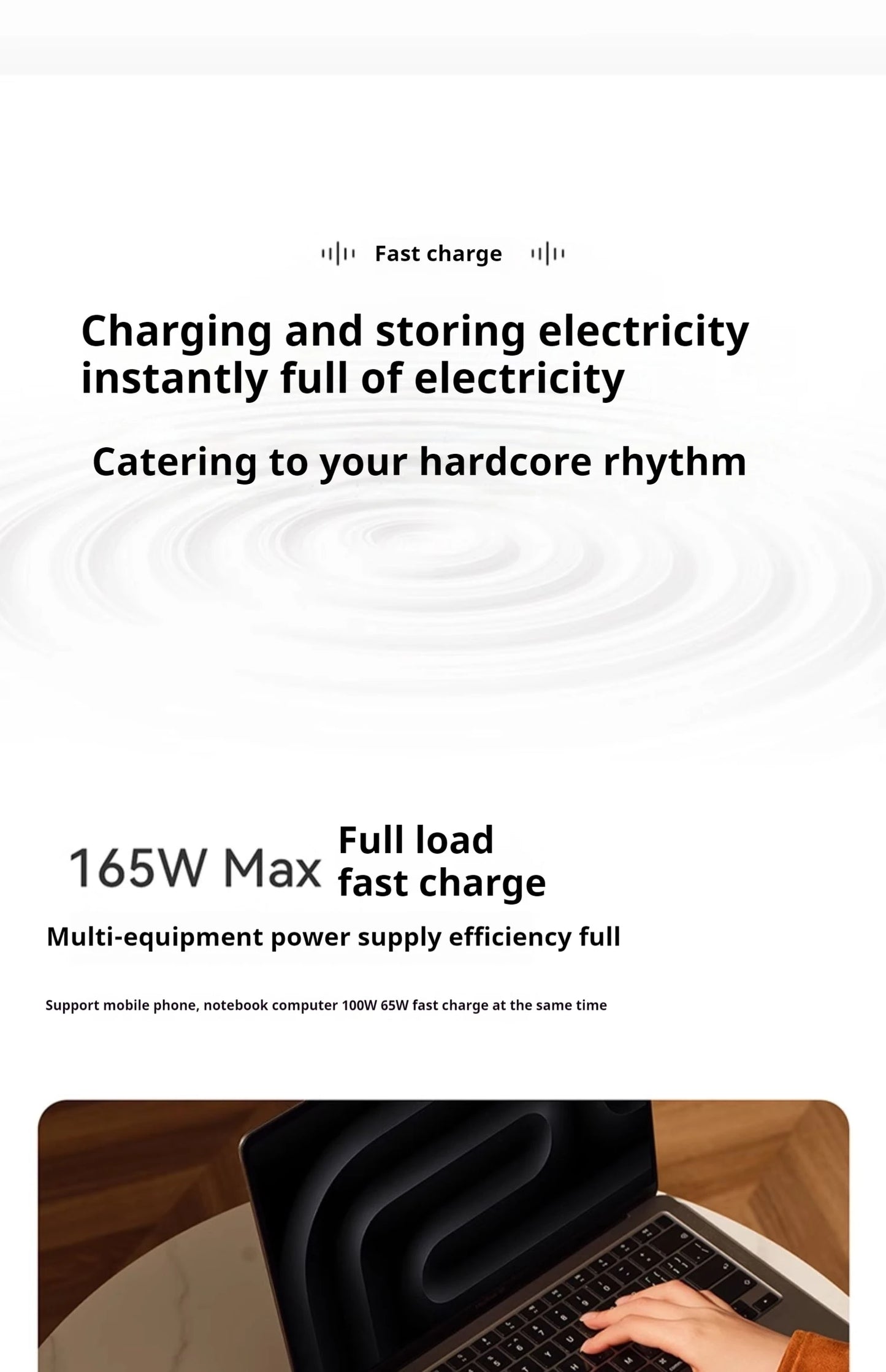 ANKER ZOLO 25,000MAH 165W FAST CHARGE POWER BANK WITH CABLES