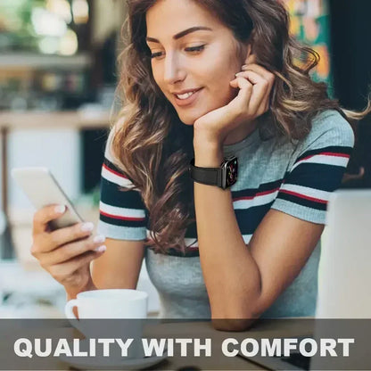 AUREON LEATHER BAND FOR APPLE WATCH SERIES