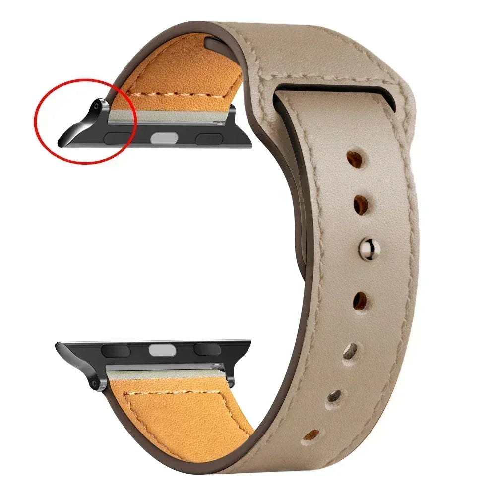 AUREON LEATHER BAND FOR APPLE WATCH SERIES