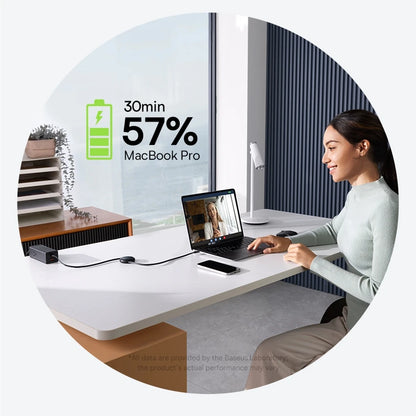 BASEUS 60W RETRACTABLE USB-C FAST CHARGING CABLE