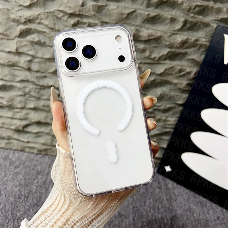 MAGSAFE MAGNETIC WIRELESS CHARGING CASE FOR IPHONE 17 SERIES