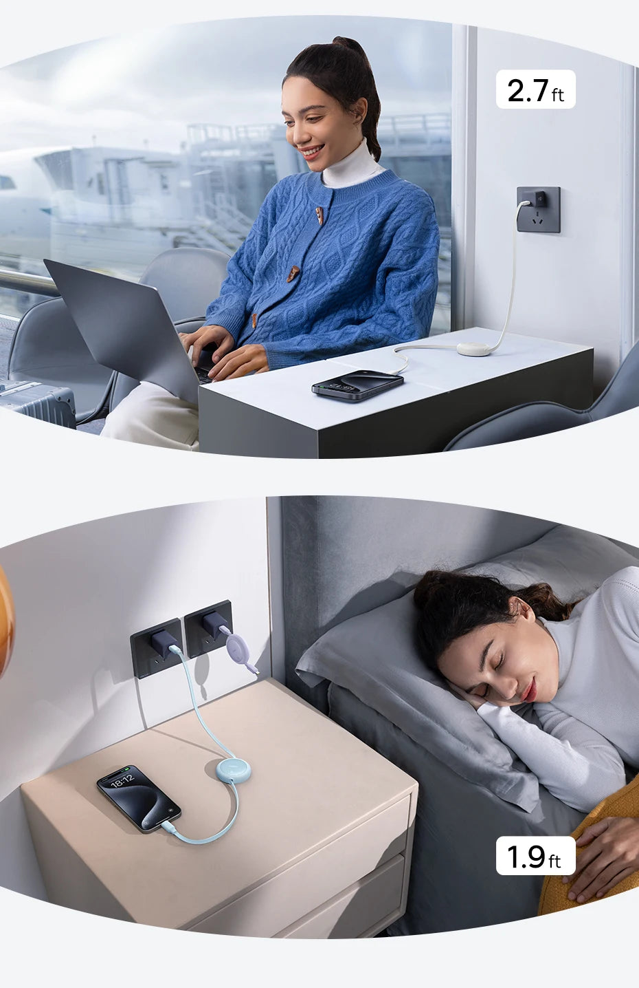 BASEUS 60W RETRACTABLE USB-C FAST CHARGING CABLE