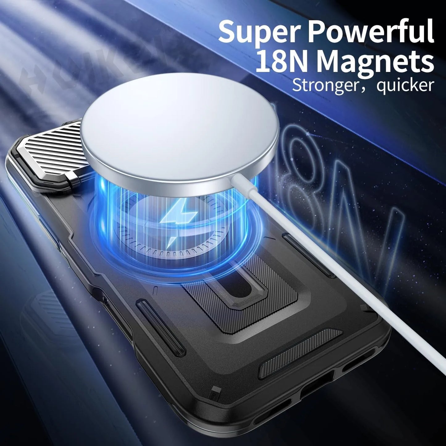 MAGSAFE ARMOR KICKSTAND CASE FOR IPHONE 17 SERIES