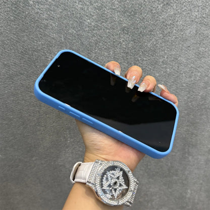 SILICONE MATTE DOUBLE COLOUR CASE FOR IPHONE 17 SERIES