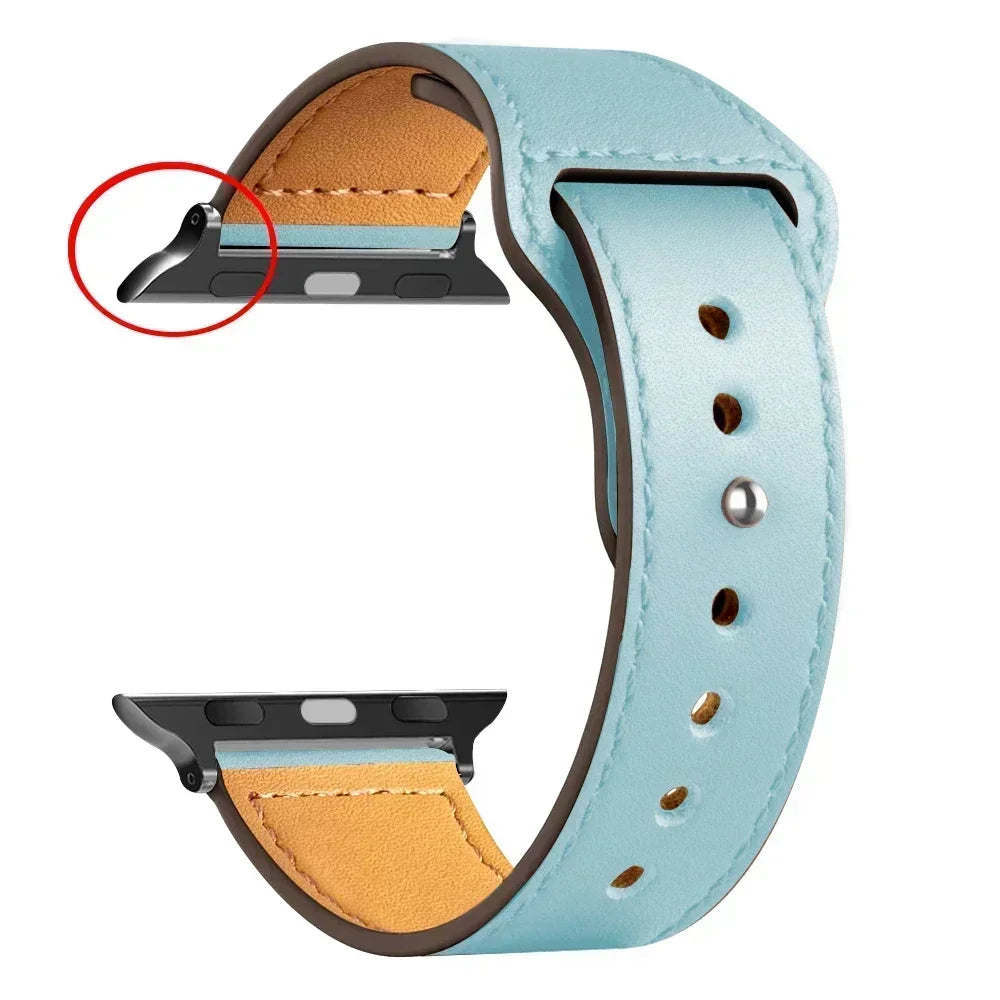AUREON LEATHER BAND FOR APPLE WATCH SERIES