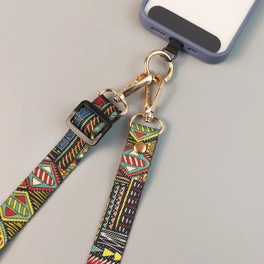 RETRO CROSSBODY PHONE STRAP