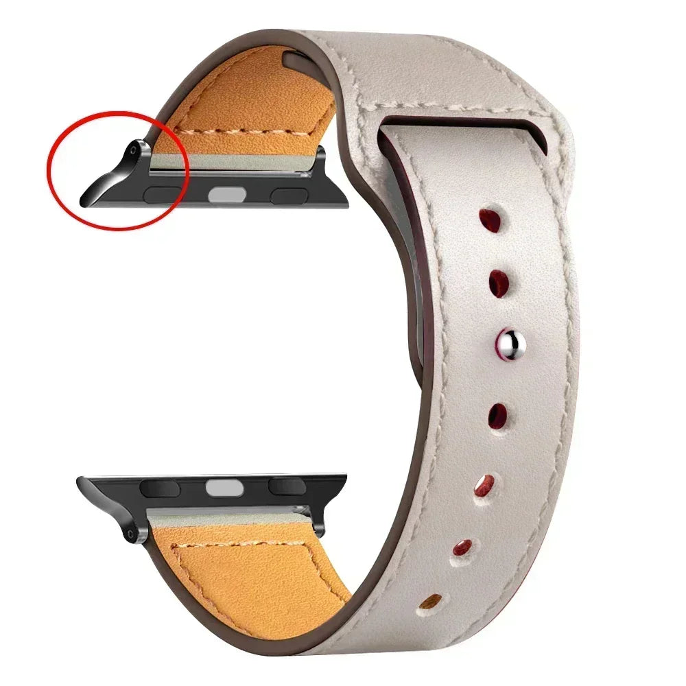 AUREON LEATHER BAND FOR APPLE WATCH SERIES