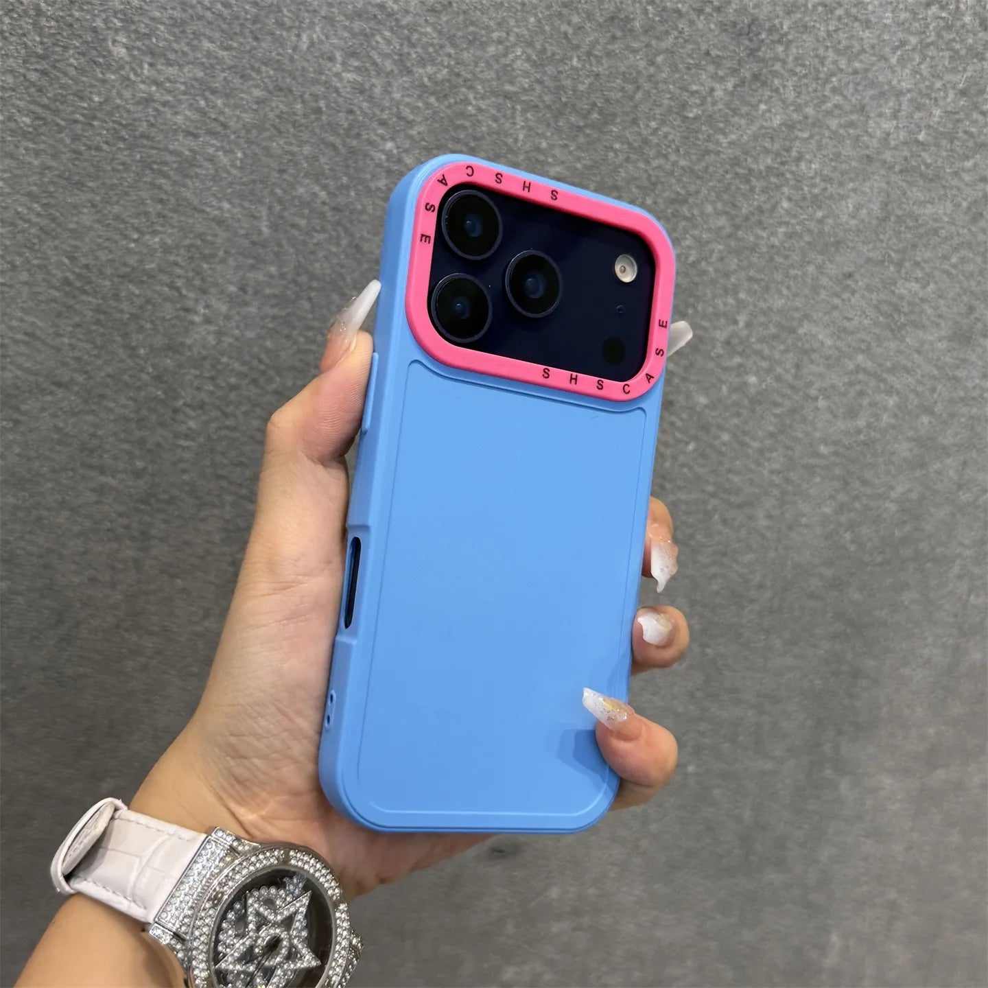 SILICONE MATTE DOUBLE COLOUR CASE FOR IPHONE 17 SERIES