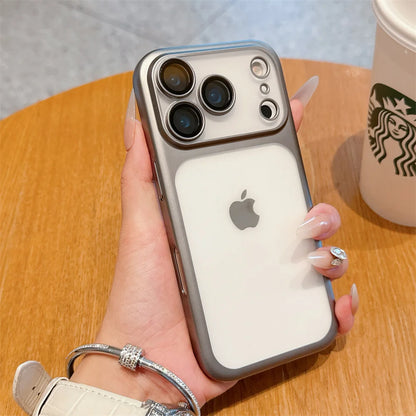 FROSTED TRANSPARENT MATTE CASE FOR IPHONE 17 SERIES