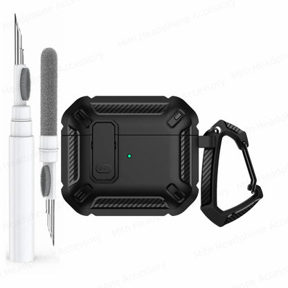MILITARY HARD SHELL AIRPODS 4 COVER WITH KEYCHAIN