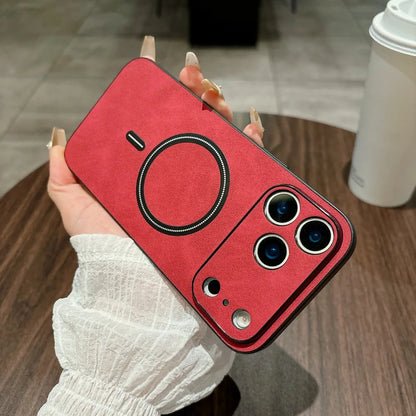 MAGNETIC LEATHER CASE FOR IPHONE 17 SERIES