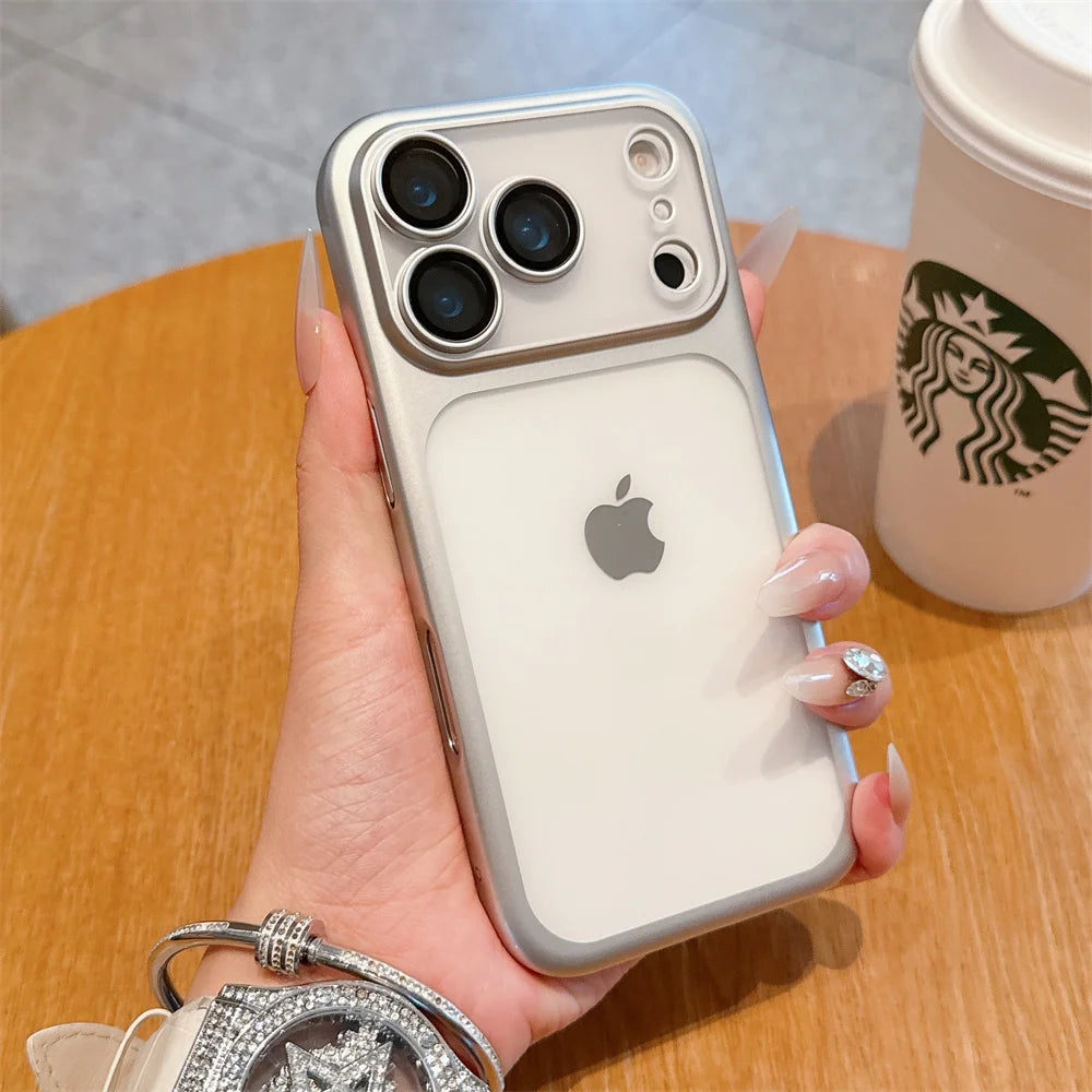 FROSTED TRANSPARENT MATTE CASE FOR IPHONE 17 SERIES