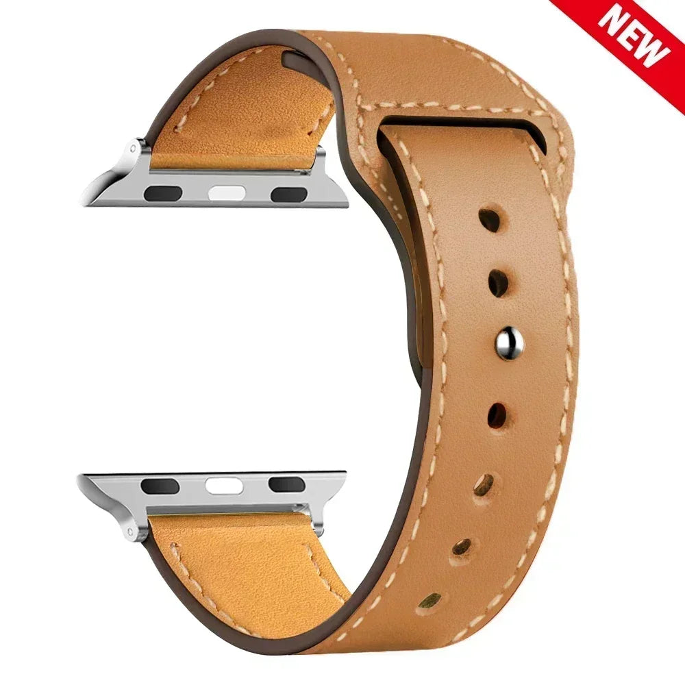 AUREON LEATHER BAND FOR APPLE WATCH SERIES
