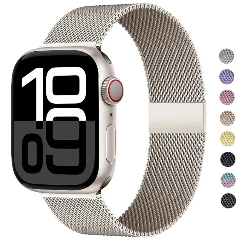 AEROMESH MILANESE LOOP FOR APPLE WATCH (40–49MM) ALL SERIES