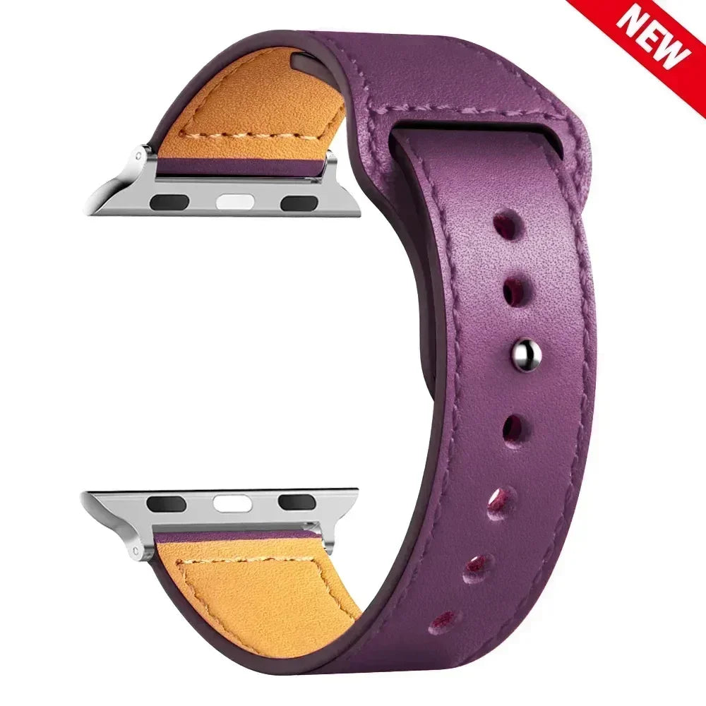 AUREON LEATHER BAND FOR APPLE WATCH SERIES