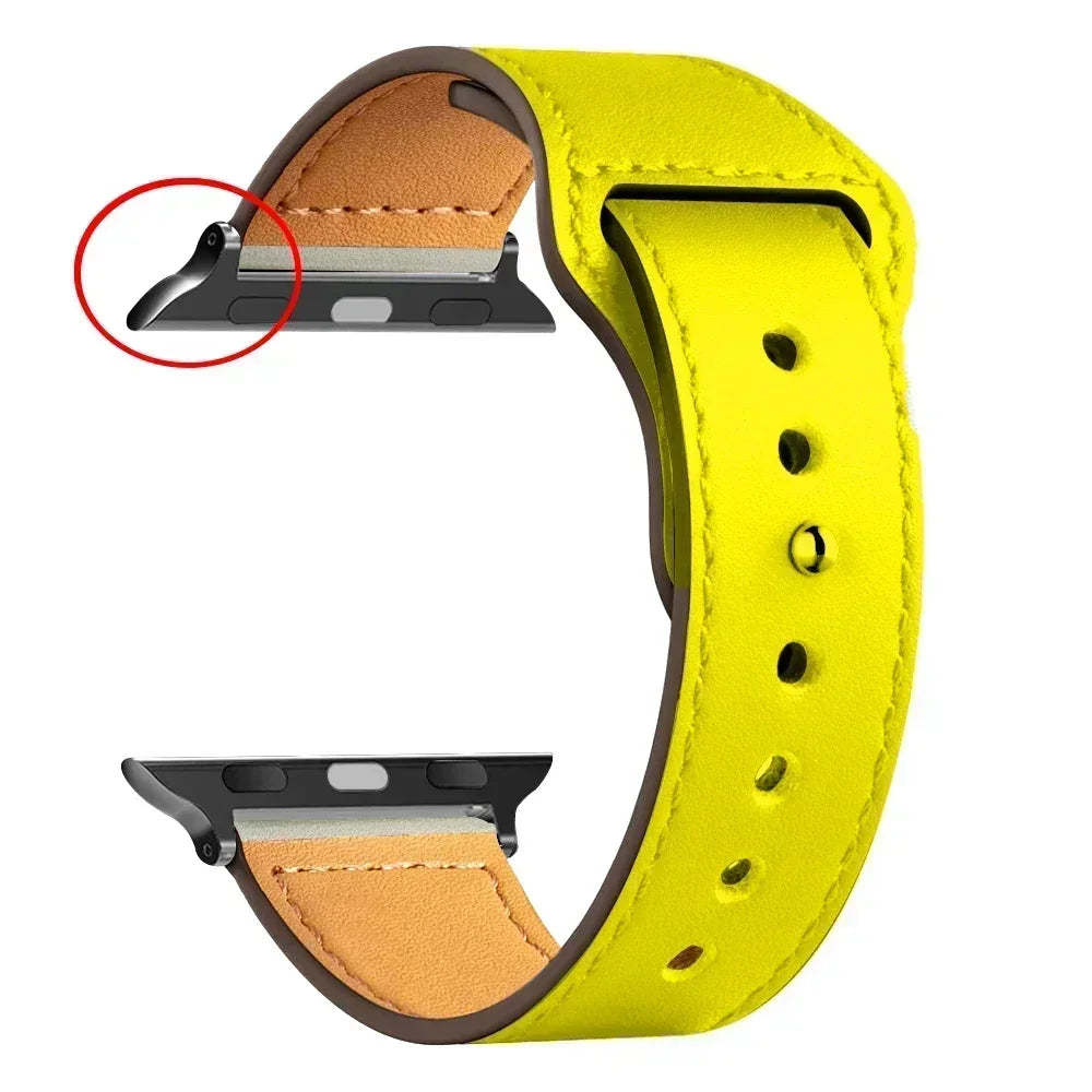 AUREON LEATHER BAND FOR APPLE WATCH SERIES