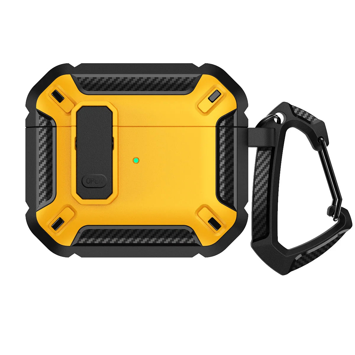 MILITARY HARD SHELL AIRPODS 4 COVER WITH KEYCHAIN