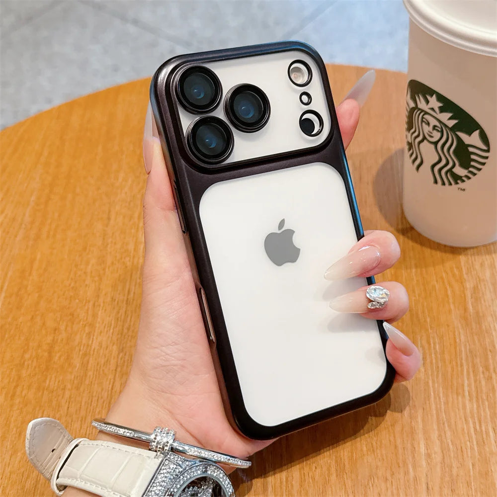 FROSTED TRANSPARENT MATTE CASE FOR IPHONE 17 SERIES