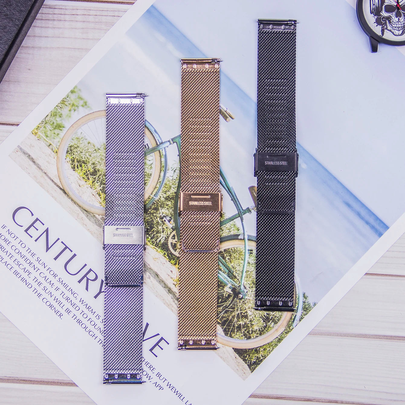 MODERNO BEADS MESH WATCH STRAP