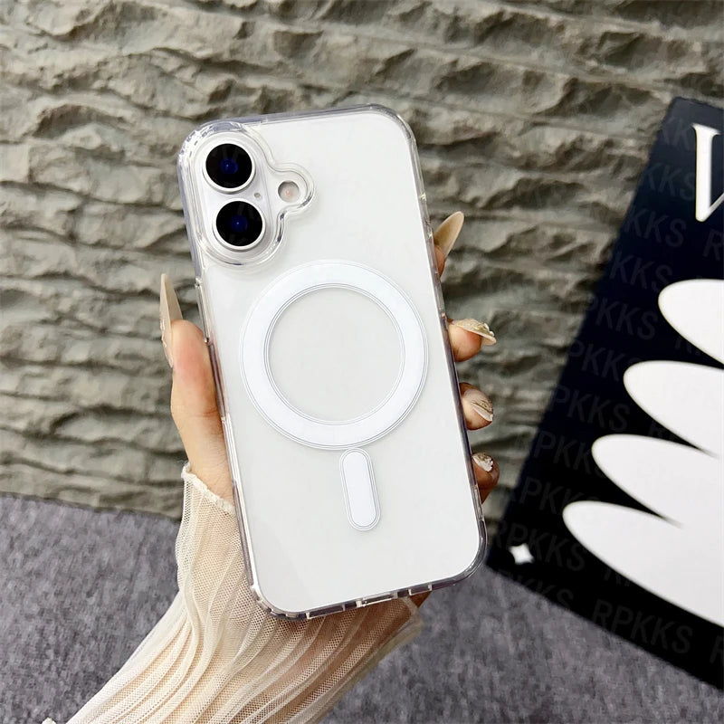 MAGSAFE MAGNETIC WIRELESS CHARGING CASE FOR IPHONE 17 SERIES