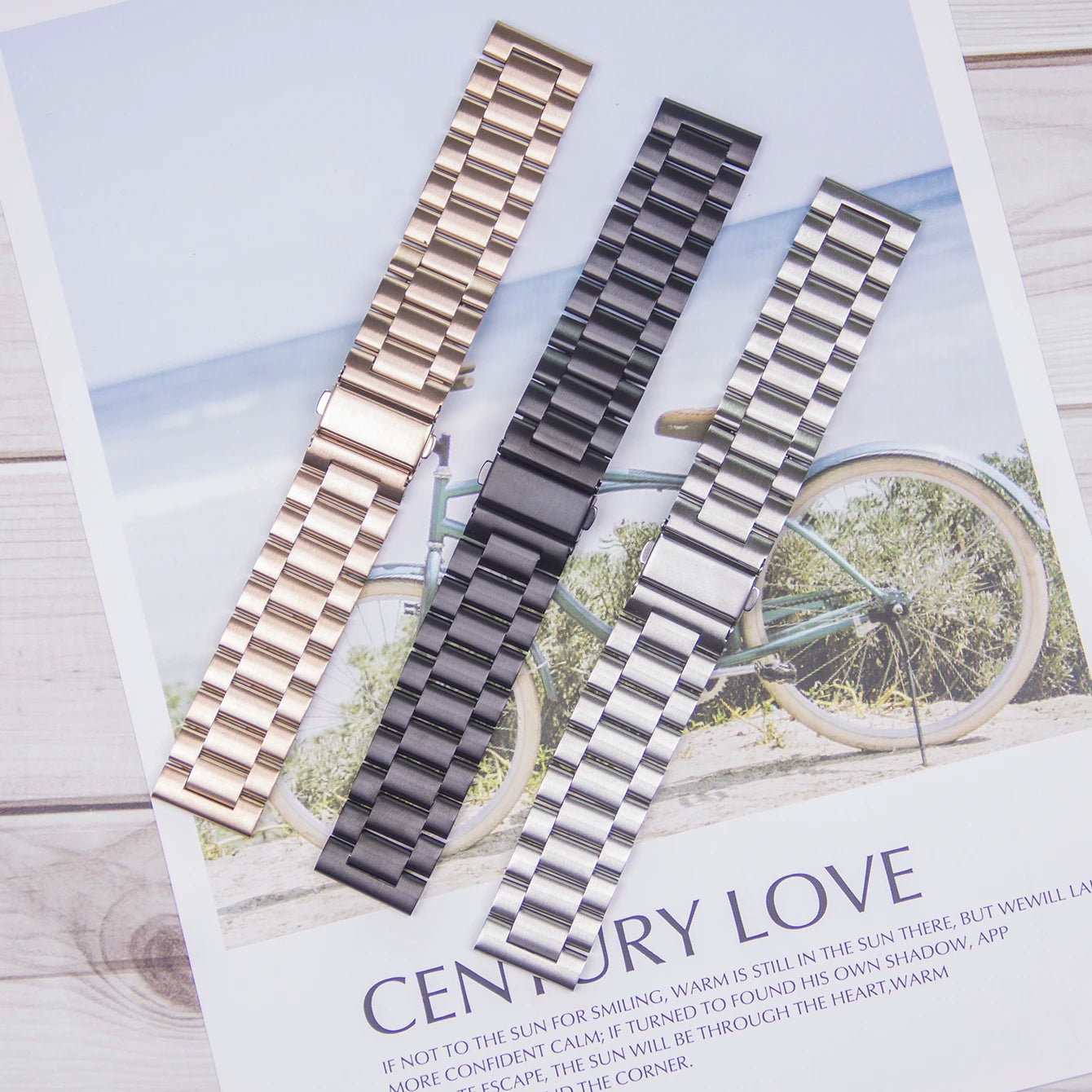 MODERNO BEADS MESH WATCH STRAP