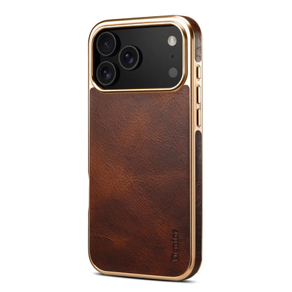 LUXURY OIL WAX TEXTURE LEATHER CASE FOR IPHONE 17 SERIES