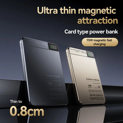 MAGNETIC 10,000MAH WIRELESS POWER BANK FOR MAGSAFE IPHONE 12–16 – FAST, SLIM, PORTABLE