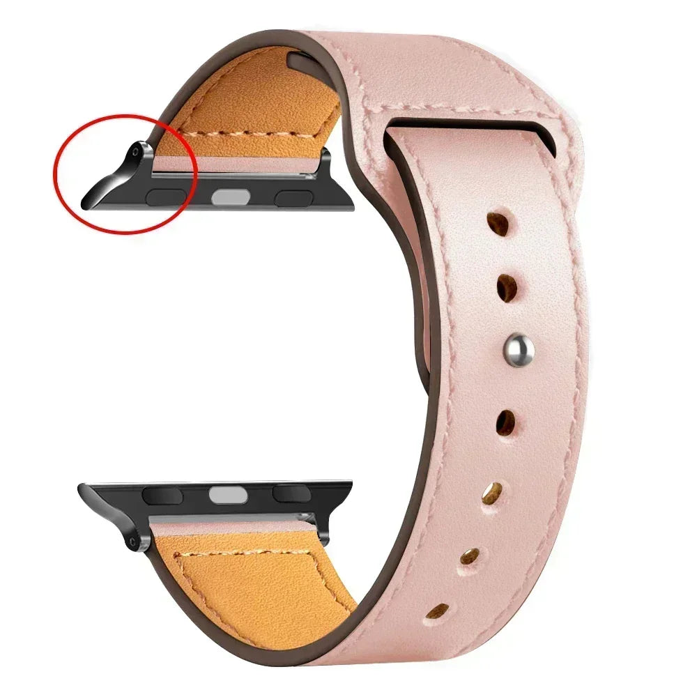 AUREON LEATHER BAND FOR APPLE WATCH SERIES