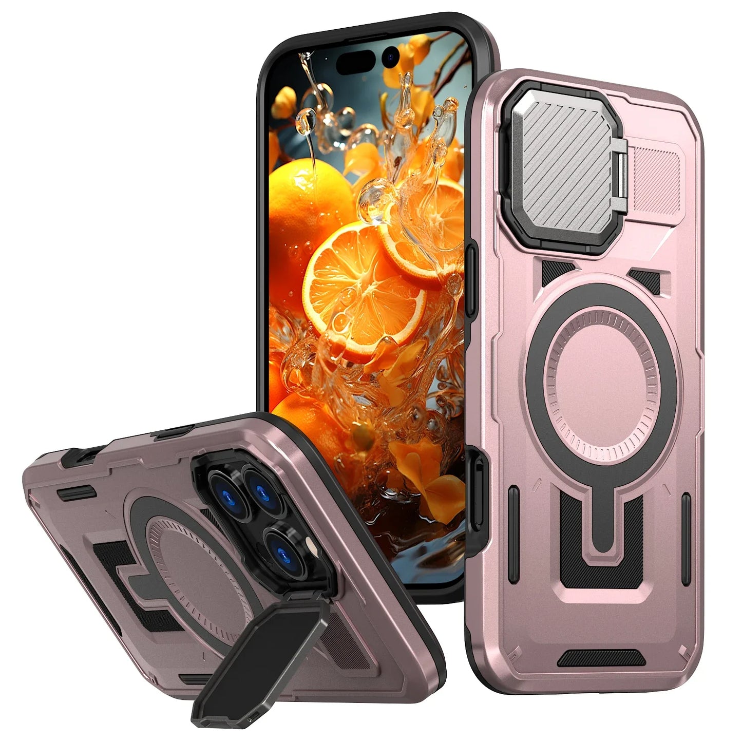 MAGSAFE ARMOR KICKSTAND CASE FOR IPHONE 17 SERIES