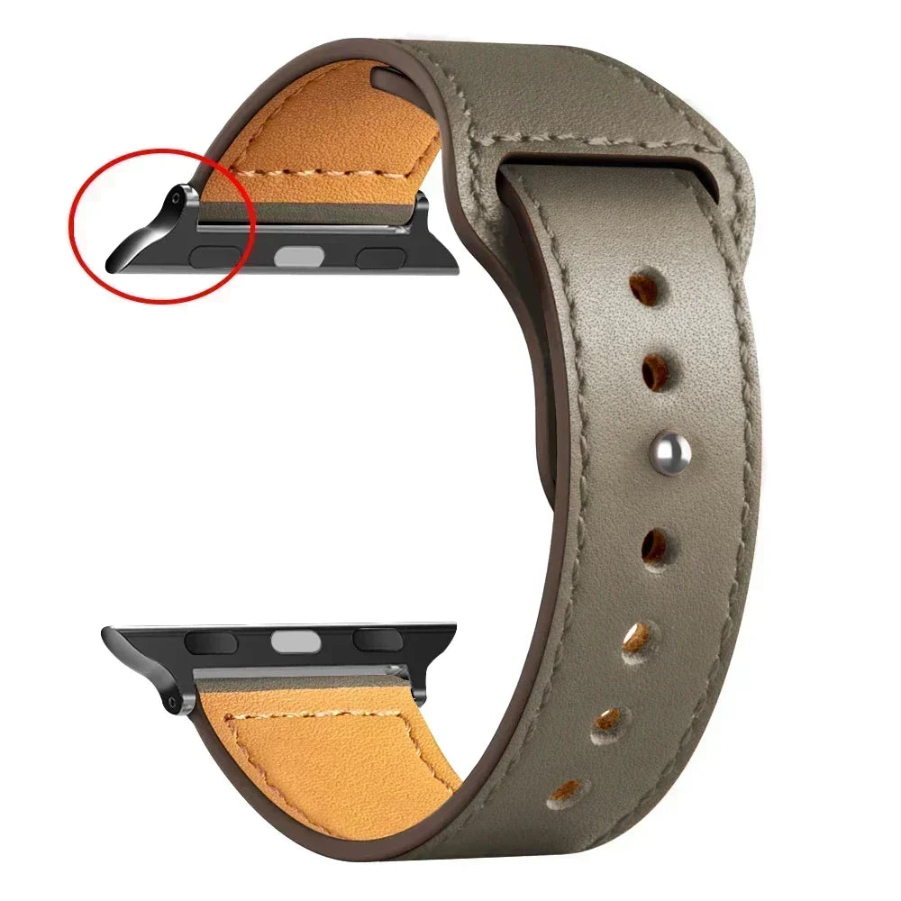 AUREON LEATHER BAND FOR APPLE WATCH SERIES
