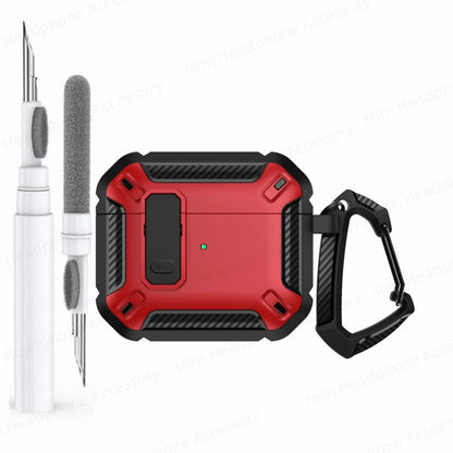 MILITARY HARD SHELL AIRPODS 4 COVER WITH KEYCHAIN