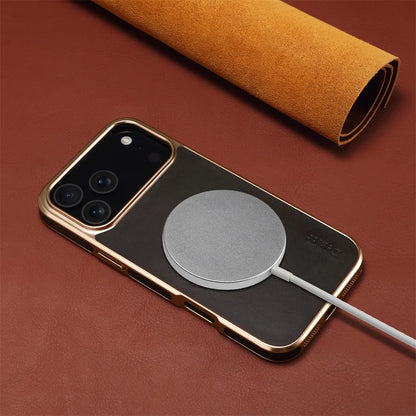 LUXURY OIL WAX TEXTURE LEATHER CASE FOR IPHONE 17 SERIES