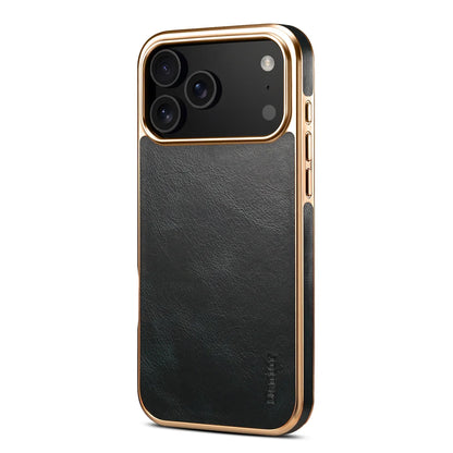 LUXURY OIL WAX TEXTURE LEATHER CASE FOR IPHONE 17 SERIES