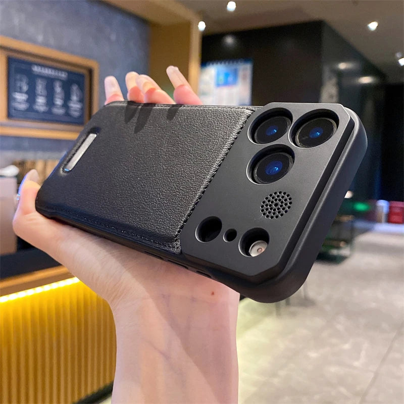 MAGSAFE LEATHER COOLING CASE FOR IPHONE 17 SERIES