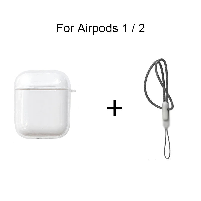 AIRPODS 1-4 TRANSPARENT CASE
