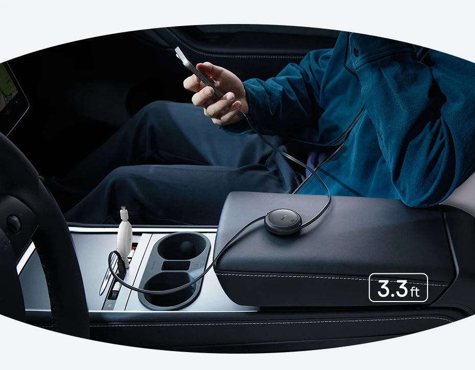 BASEUS 60W RETRACTABLE USB-C FAST CHARGING CABLE