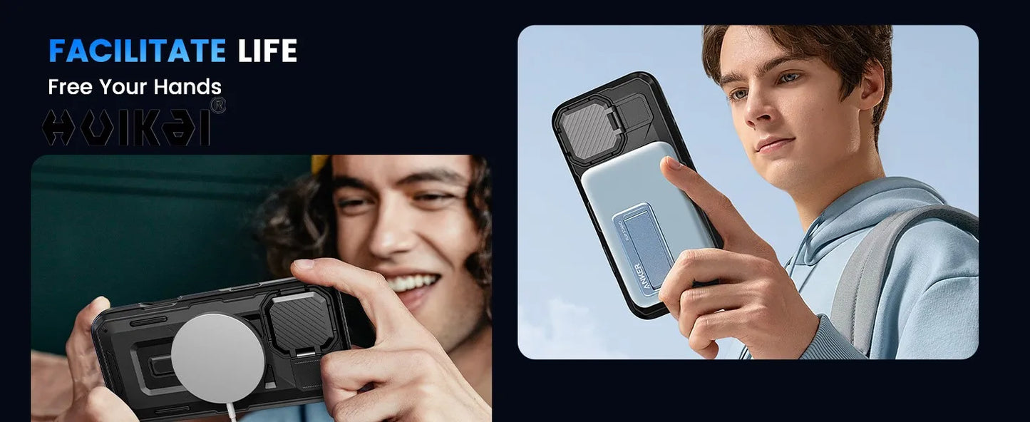 MAGSAFE ARMOR KICKSTAND CASE FOR IPHONE 17 SERIES