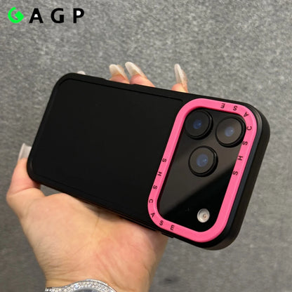 SILICONE MATTE DOUBLE COLOUR CASE FOR IPHONE 17 SERIES