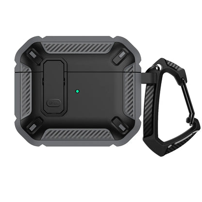 MILITARY HARD SHELL AIRPODS 4 COVER WITH KEYCHAIN