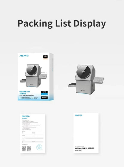 QI2 15W 3-IN-1 MAGNETIC CHARGER – IPHONE | WATCH | AIRPODS