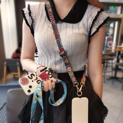 RETRO CROSSBODY PHONE STRAP