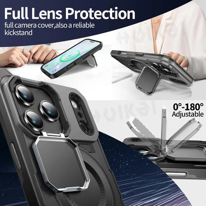 MAGSAFE ARMOR KICKSTAND CASE FOR IPHONE 17 SERIES