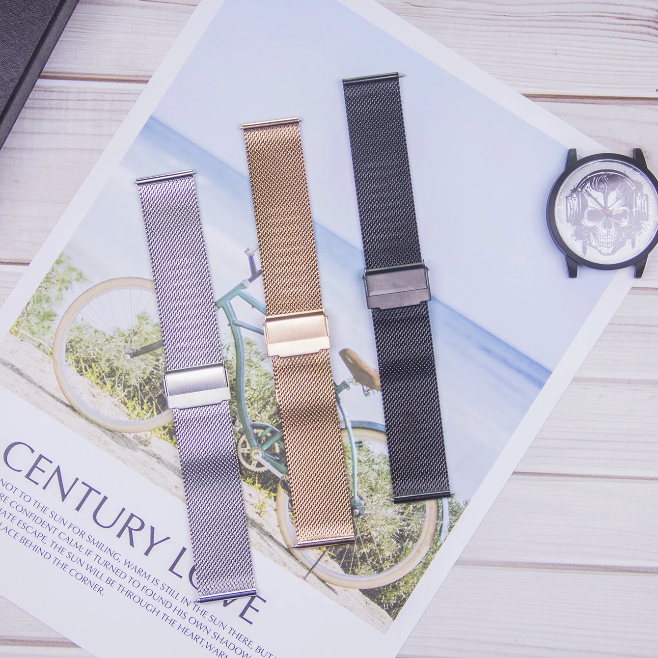 MODERNO BEADS MESH WATCH STRAP