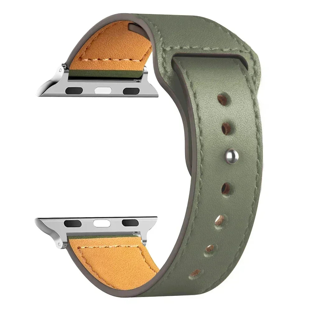AUREON LEATHER BAND FOR APPLE WATCH SERIES