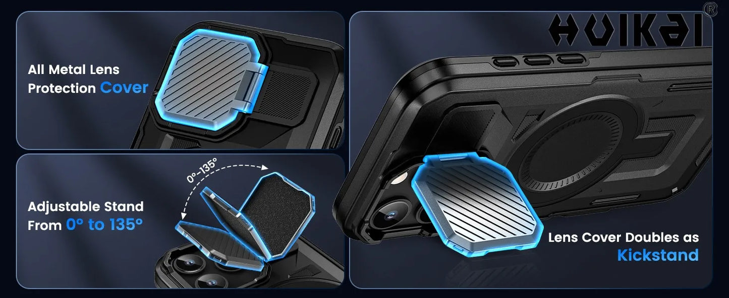 MAGSAFE ARMOR KICKSTAND CASE FOR IPHONE 17 SERIES