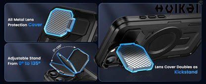 MAGSAFE ARMOR KICKSTAND CASE FOR IPHONE 17 SERIES