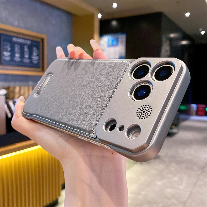 MAGSAFE LEATHER COOLING CASE FOR IPHONE 17 SERIES