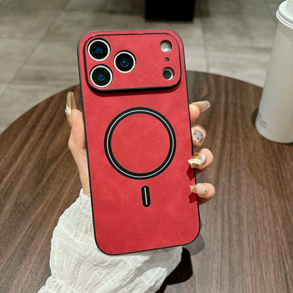 MAGNETIC LEATHER CASE FOR IPHONE 17 SERIES