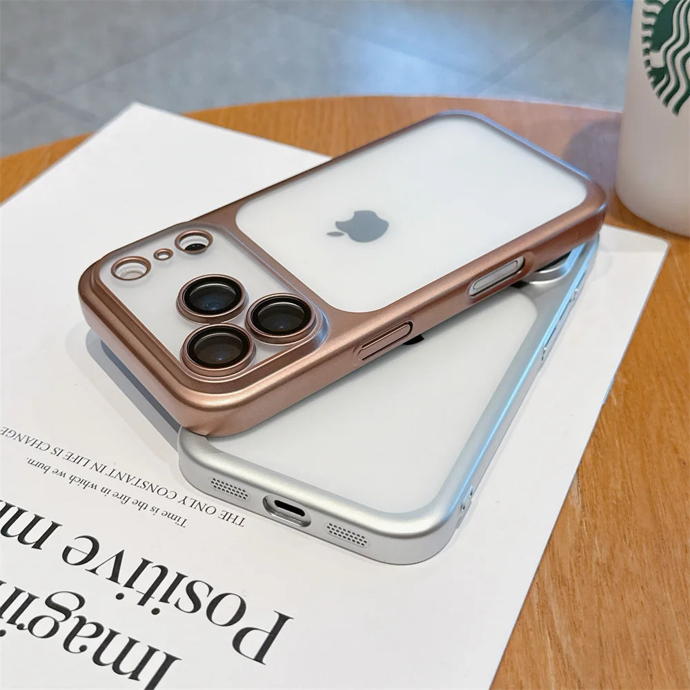 FROSTED TRANSPARENT MATTE CASE FOR IPHONE 17 SERIES
